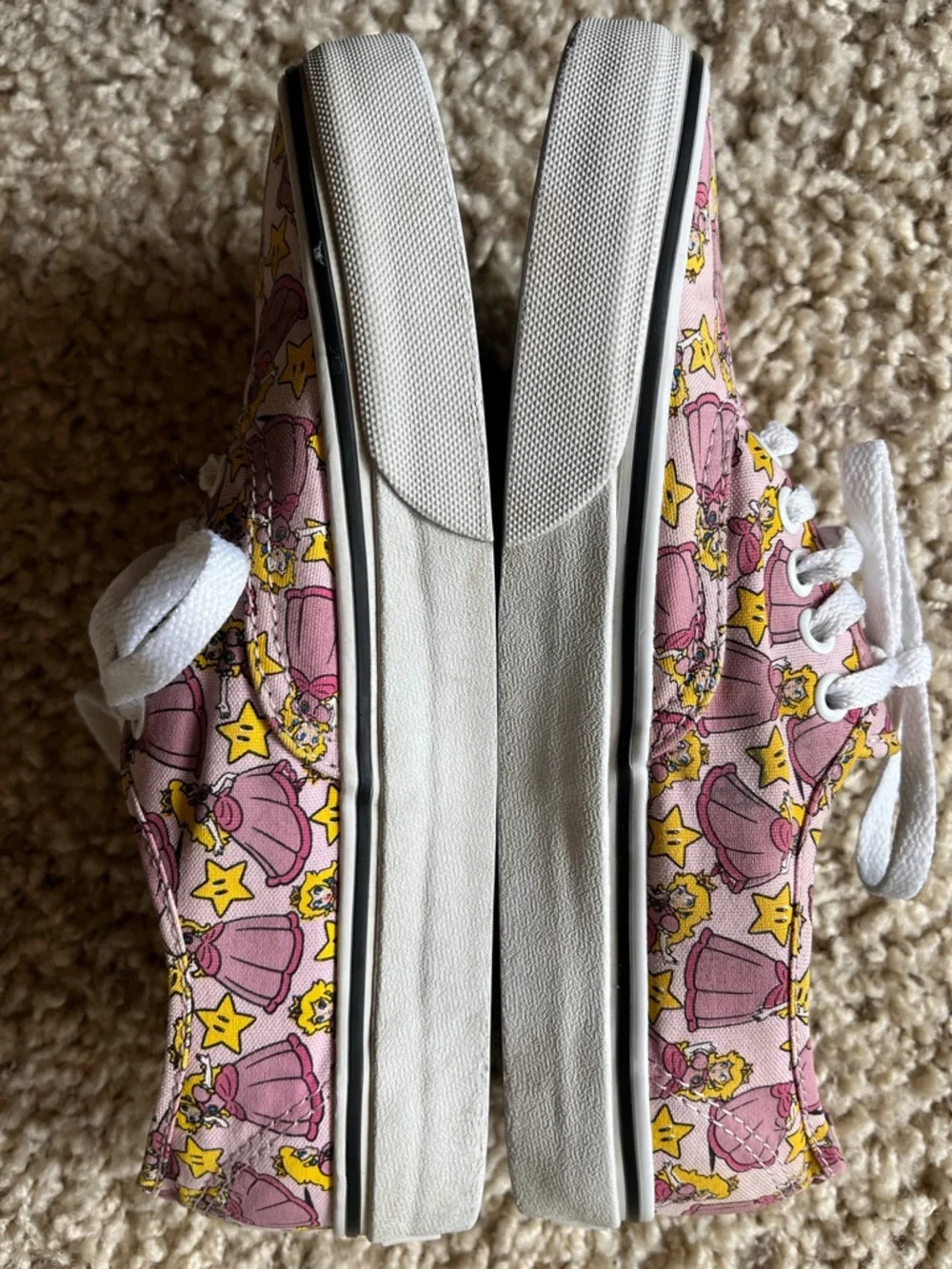 Vans Princess Peach Print Sneakers - Picture 7 of 8